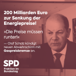 200 Mrd. Euro für geringe Energiepreise